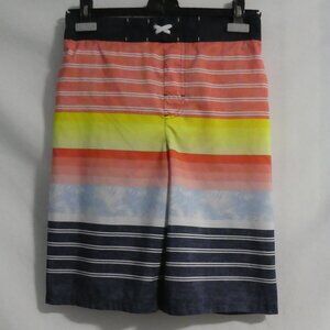 GEORGE | xl - extra large (14-16) | Colorful Striped Swim Shorts - Trunks